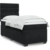 vidaXL Boxspringbett 140 x 200 cm Schwarz