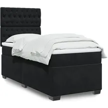 vidaXL Boxspringbett 140 x 200 cm Schwarz