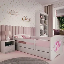 raumhirsch furniture Kinderbett Fee 80 x 180 cm Holzwerkstoff weiß