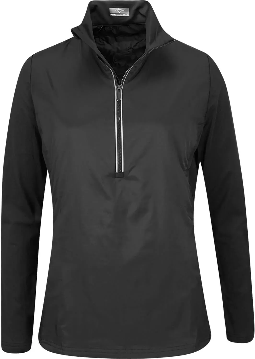 Callaway Layer Insulated Mixed Media 1/4-Zip, schwarz