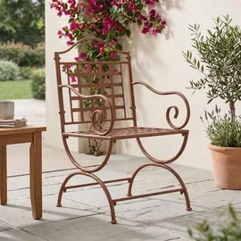 CLP Lotta Gartenstuhl 56 x 53 x 92 cm antik-braun