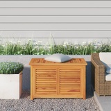 Rantry Gartenbox mit Beutel Gartenkiste Kissenbox Garten Aufbewahrungsbox Gartentruhe Gartenbox Kissentruhe Gartentruhe Truhe Möbel Holztruhe 90x50x58 cm Massivholz Teak