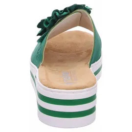 Rieker Damen Pantoletten V0252-52 grün 42 - 42 EU