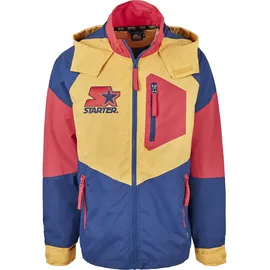 Starter Black Label Funktionsmantel Multicolored Logo Blau/Gelb/Rot S