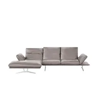 KOINOR Ecksofa Echtleder Francis ¦ braun ¦ Maße (cm): B: 314 H: 93 T: 159