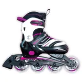 Muuwmi Verstellbare Kinderinliner Gr. 29-32, Inline-Skates - pink/schwarz