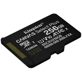 Kingston Canvas Select Plus microSD 256GB micSDXC Gen3 150R A1 Ohne SD-Adapter - SDCS3/256GBSP