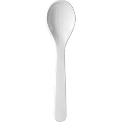 WACA 12x Salatlöffel 23,5 cm, weiß Material SAN, bruchunempfindlich