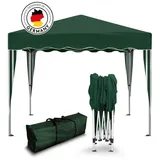 Kronenburg Handel Kronenburg Faltpavillon wasserdicht Pavillion Gartenzelt Dachmaß 3x3m grün - 3m x 3m X 3m
