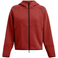 Under Armour Unstoppable Fleece Jacke - Earthen Orange Black