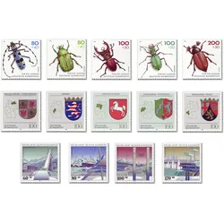 Briefmarken-Jahrgangssatz Deutschland 1993, postfrisch