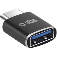 SBS TEADAPTTCUSB Kabeladapter USB-C USB A Schwarz