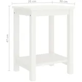vidaXL Nachtschrank 35 x 30 x 47 cm Weiß