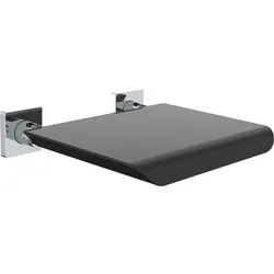 Wandklappsitz System 2 mit Sitzfläche aus Polyurethanschaum (Ausführung: Wandklappsitz emco System 2 schwarz)