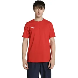 Puma teamGOAL Casuals T-Shirt Herren 01 red/white XL