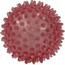 Ludwig Bertram Igelball 9cm rot-transparent