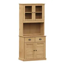 vidaXL Highboard VIGO 78 x 175 x 40 cm Braun