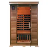 XXL Luxus LED Zedern Infrarotsauna-Infrarotkabine Wärmekabine Sauna 120x105x190