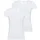 Ysabel Mora Kurzarmshirt YSABEL MORA, Damen, Gr. S, weiß, Single Jersey, Obermaterial: 95% Baumwolle, 5% Elasthan, figurbetont hüftbedeckend, Rundhals, Shirts, mit Rundhals, elastisch, Baumwollmix, weich, Basic