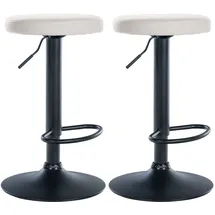 CLP Barhocker Ponte 2er Set drehbar höhenverstellbar  weiß