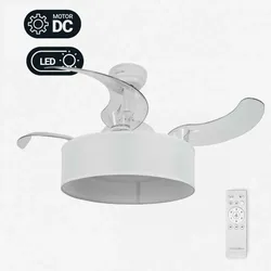 Deckenventilator Universal Blue JALOQUE WFW Ø 104 cm Weiß 65 W