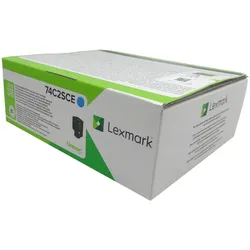 Original Lexmark Toner 74C2SCE cyan für CS 720 725 CX 725