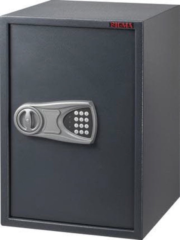 SIGMA Elektronischer Safe KSF5236, Metall, 35 x 36 x 52 cm, elektronische Verriegelung, grau