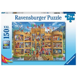 Ravensburger Kinderpuzzle - 12919 Blick In Die Ritterburg - Ritter-Puzzle Für Kinder Ab 7 Jahren  Mit 150 Teilen Im Xxl-Format
