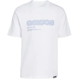 adidas Motorsport Linear Graphic T-Shirt Herren weiß L