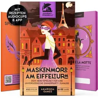 Amaringa games gmbh Krimidinner Maskenmord am Eiffelturm