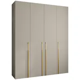 abiks möbel Drehtürenschrank COMO 200 x 245,5 x 50 cm Gold