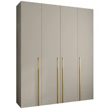 abiks möbel Drehtürenschrank COMO 200 x 245,5 x 50 cm Gold