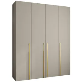 abiks möbel Drehtürenschrank COMO 200 x 245,5 x 50 cm Gold