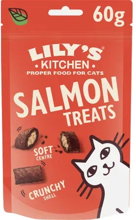 Lily's Kitchen Treats Snacks Für Katzen Lachs Und Leber 60g