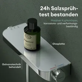 mai & mai Thermostat Badewannenarmatur Silber