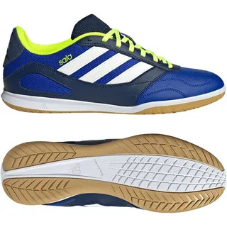 Adidas Super Sala Competition 3 Hallenfußballschuhe - Lucid blue/cloud white/lucid Lemon 45 1/3