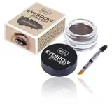 WIBO Augenbrauencreme, wasserfest, Dunkelbraun, Pomade 2, Dunkelbraun Wibo