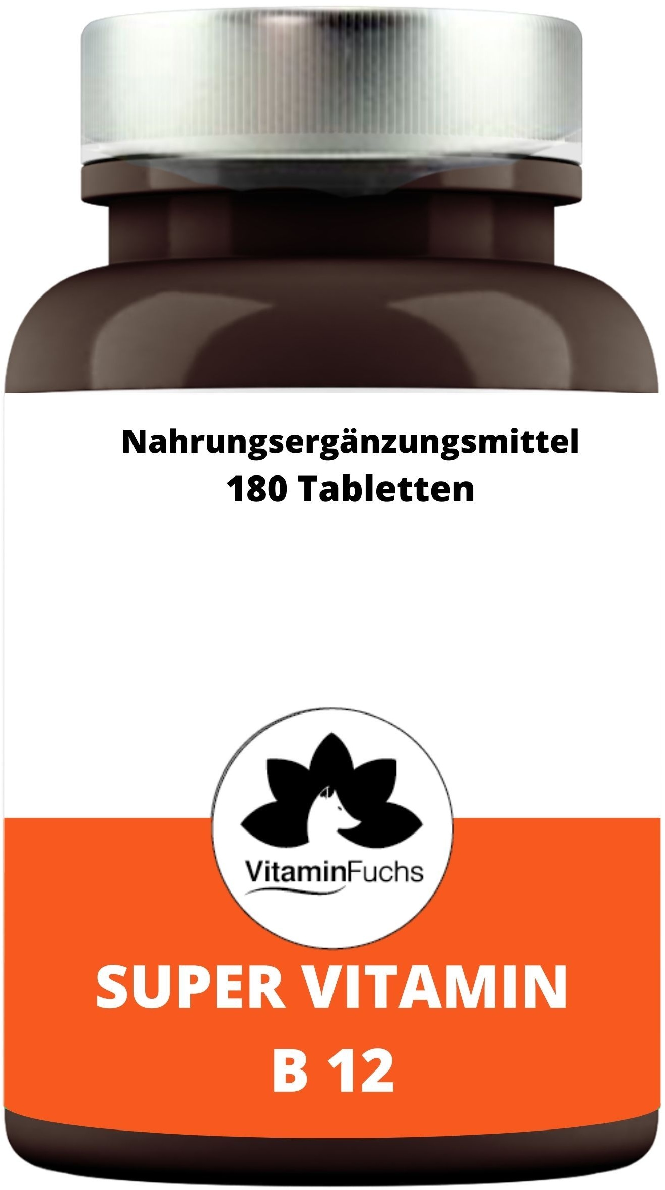 Vitamin B Complex hochdosiert mit allen B-Vitaminen in einer Tablette von VitaminFuchs Tabletten 180 St