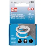 Prym Ösen und Scheiben, 11.0 mm Silberfarbig