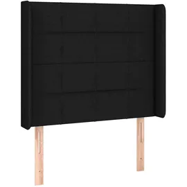 vidaXL Boxspringbett 100 x 200 cm Schwarz