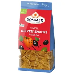 Sommer Oliven-Snacks Dinkel Paprika bio