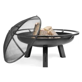 Cook King Feuerschale PORTO Ø 70 cm Schwarz