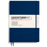 Leuchtturm 1917 Leuchtturm1917 Notizbuch Master Slim A4+, Hardcover, marine