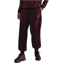 Nike Phoenix Fleece Jogginghose Burgundy Crush/Sail L