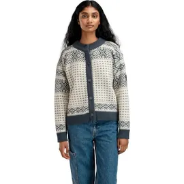 Dale of Norway Hannah Cardigan Off White/Steel/Lightcharcoal XL