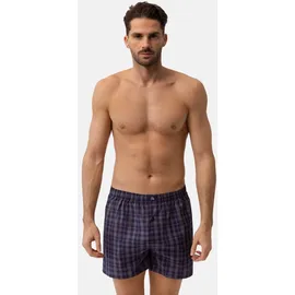 Danish Endurance AMERICAN BOXERSHORTS FÜR HERREN - 4-Pack - Blau/Rot - M