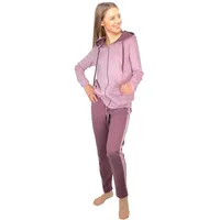 Consult-Tex Hausanzug Damen Hausanzug Homewear Suit DW100 (Spar-Set) Mit Reißverschluß rosa|rot 48/50