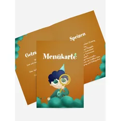 Menükarten für Ihr Fest selbst gestalten mit Spruch und Fotos im Onlinedesigner bei Meine-Kartenmanufaktur.de