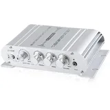 XRLUC 12V Mini Verstärker Bass mit Subwoofer, 2.1 Kanal 400 Watt Home Audio Stereo Hi-Fi Musik für Passiver Lautsprecher PC TV Auto (Kein Netzteil)