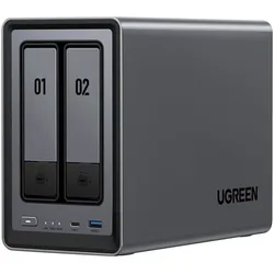UGREEN NAS-Server "DXP2800", grau (grau, schwarz), 32 GB, NAS-Server